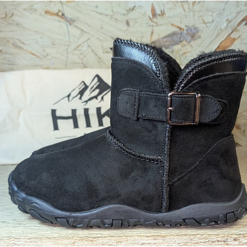 Hike Footwear Women's Boots Cozely Zero Drop Barefoot Wide Toe Fleece Lined 6
